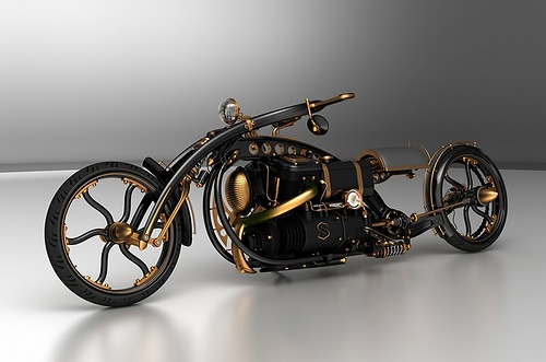 Black Widow Steampunk Chopper steampunk buy now online