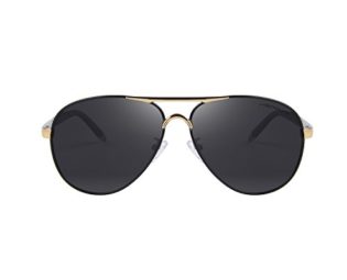 MERRY'S Mens Classic Brand Sunglasses HD Polarized Aluminum Driving Sun glasses Luxury Shades UV400 S8513 (Gold&Black) steampunk buy now online