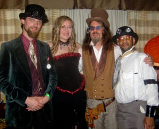 von Hedwigs with Sean Proper & Phil Powell at Steampunk Worlds Fair steampunk buy now online