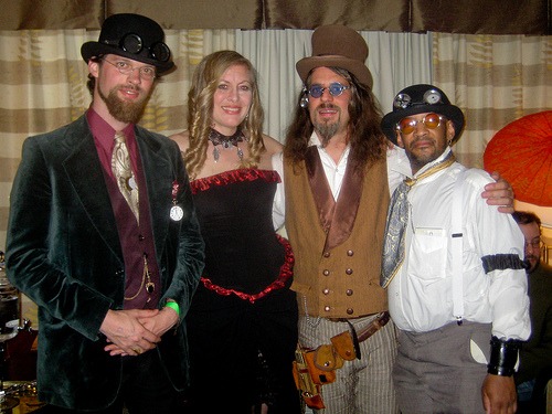 von Hedwigs with Sean Proper & Phil Powell at Steampunk Worlds Fair steampunk buy now online