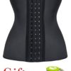 Angool Women's Latex Waist Trainer Training Corset Gift Retractable Tape Measure steampunk buy now online