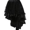 SBD Womens Steam Punk Gothic Lolita Style High Low Fancy Dress Lace Corset Skirt (S) steampunk buy now online