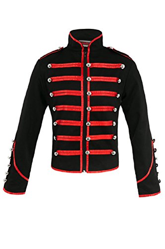 Jawbreaker Steampunk Emo Punk MCR Military Drummer Parade Jacket (X ...