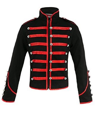 Jawbreaker Steampunk Emo Punk MCR Military Drummer Parade Jacket (X-Large) steampunk buy now online