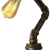 Vintage Industrial Steampunk Table Lamp Rustic Copper Water Pipe Bedside Desk Lamp T1003 steampunk buy now online
