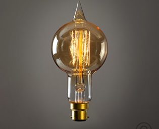 Vintage 40w BC B22 Unique Designer 'Sultan' Style Squirrel Cage Steampunk Edison Deco Amber Light Bulb steampunk buy now online