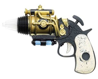 Steampunk Revolver Novelty Weapon Accessory for 00s Rock Rockabilly Fancy Dress Novelty Weapon steampunk buy now online