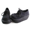 Gothic Black Lolita High Platform Velvet Shoes steampunk buy now online