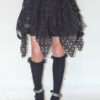 Gothic Black Lolita Short Skirt with Hollow Design steampunk buy now online
