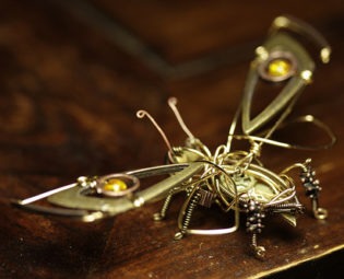 Steampunk Time Travel Bug Sculpture steampunk buy now online