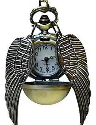 Winrembrandt Harry Potter Golden Snitch Watch Necklace Steampunk Quidditch Pocket Clock steampunk buy now online