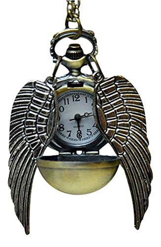 Winrembrandt Harry Potter Golden Snitch Watch Necklace Steampunk Quidditch Pocket Clock steampunk buy now online