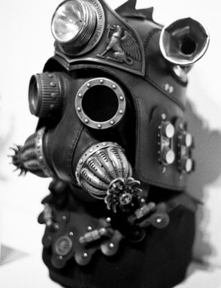 Steampunk mask | B&W steampunk buy now online