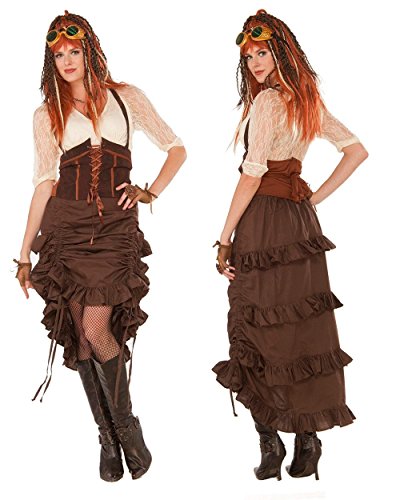 Forum Steampunk Saloon Girl Brown Skirt Standard (Std) steampunk buy now online