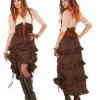 Forum Steampunk Saloon Girl Brown Skirt Standard (Std) steampunk buy now online