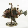 Steampunk Submarine | Sub Piranha | Bronzed Statue Figurine Fantasy Ornament steampunk buy now online Steampunk Submarine | Sub Piranha | Bronzed Statue Figurine Fantasy Ornament steampunk buy now online