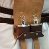 Medieval-Larp-SCA-Pagan-Steampunk-Gothic-Cosplay-Festival-Battle Ready-Leather DOUBLE TIPPLE POUCH steampunk buy now online Medieval-Larp-SCA-Pagan-Steampunk-Gothic-Cosplay-Festival-Battle Ready-Leather DOUBLE TIPPLE POUCH steampunk buy now online