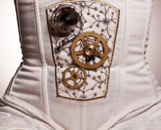 Steampunk Corset (Front Detail) steampunk buy now online