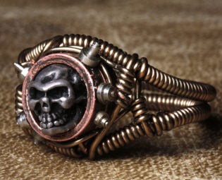 Steampunk Jewelry made by CatherinetteRings: Apocalypic Ring steampunk buy now online