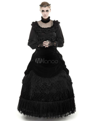 Gothic Lolita High-waisted Dress Steampunk Dress steampunk buy now online