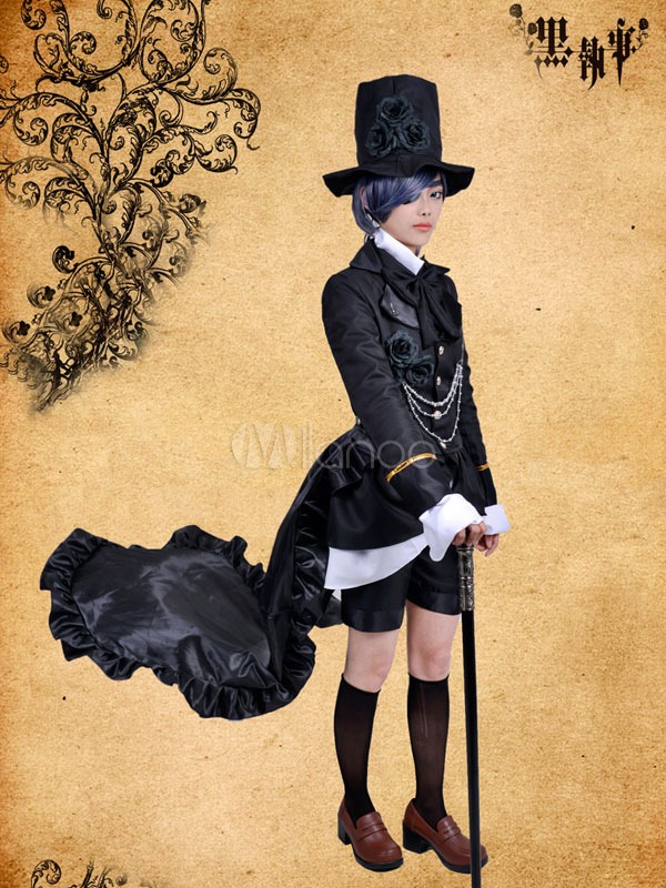 Black Butler Kuroshitsuji Ciel Phantomhive Cosplay Costume Steampunk Suit steampunk buy now online
