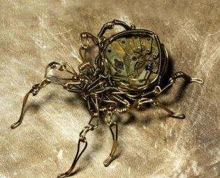 Spider Sculpture - Daniel Proulx - Canada . : Steampunk Exhibition at The Museum of the History of Science, The University of Oxford, U.K. steampunk buy now online