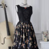 Gothic Black Cotton Lace Lolita Jumper Skirt steampunk buy now online