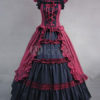 Sleeveless Floor Length Gothic Lolita Dress steampunk buy now online