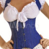 Sexy Lace-Up Denim Womens Steampunk Corset steampunk buy now online
