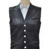 Black Jacquard Steampunk Waistcoat For Halloween steampunk buy now online