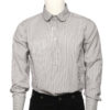 Cool White Black Strips Cotton Long Sleeves Steampunk Shirt For Men steampunk buy now online