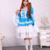 Cotton Blue Green Gothic Lolita Dress steampunk buy now online