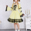 Cotton Yellow Lace Gothic Lolita Dress steampunk buy now online