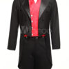 Formal Black Jazz Cloth Double-breasted Mens Tailcoat steampunk buy now online Formal Black Jazz Cloth Double-breasted Mens Tailcoat steampunk buy now online