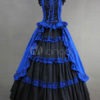 Gothic Lolita Renaissance Blue Long Dress steampunk buy now online