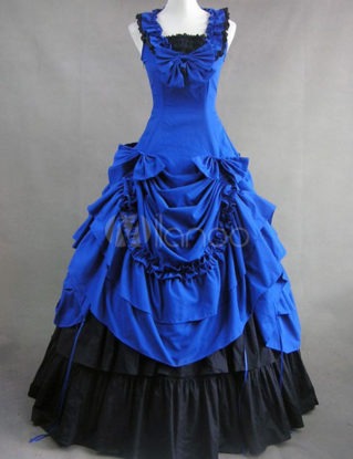 Gothic Lolita Victorian Long Ball Gown Dress steampunk buy now online