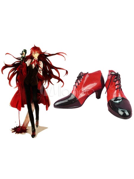 Black Butler KuroShitsuji Grell Halloween Cosplay Shoes steampunk buy now online