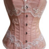 Victorian Boned Corset With Lace Trim steampunk buy now online