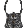 Punk Multi Color Jacquard Embroidery Underbust Steampunk Corset steampunk buy now online