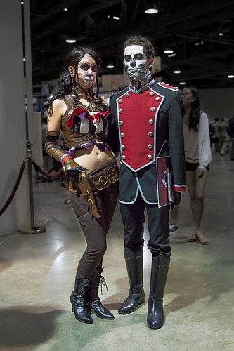 Cosplay Lady Mechanika and Lord Blackpool - Steampunk - Long Beach Comic Con 2012 steampunk buy now online