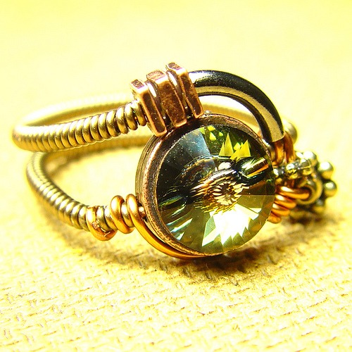 Steampunk Jewelry Ring made by CatherinetteRings steampunk buy now online