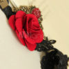 Vintage Floral Black Lace Gothic Lolita Ankle Chain steampunk buy now online