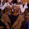 Leather Clockwork corset twin ladies at Steampunk Worlds Fair steampunk buy now online