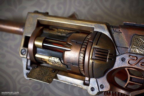 Steampunk Gun : 9 : Nerf Maverick : TinkSPG steampunk buy now online