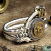 steampunk jewelry ring with clock gears made by CatherinetteRings steampunk buy now online