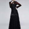 Black Gothic Lace Maxi Dress steampunk buy now online