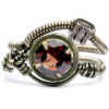 steampunk Jewelry Ring with garnet steampunk buy now online