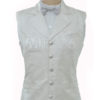 Gentle White Jacquard Cloth Steampunk Waistcoat steampunk buy now online