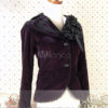 Gothic Purple Flowers Lace Cotton Lolita Coat steampunk buy now online