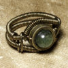 Steampunk Jewelry Ring made by CatherinetteRings with Green Moss Agate steampunk buy now online